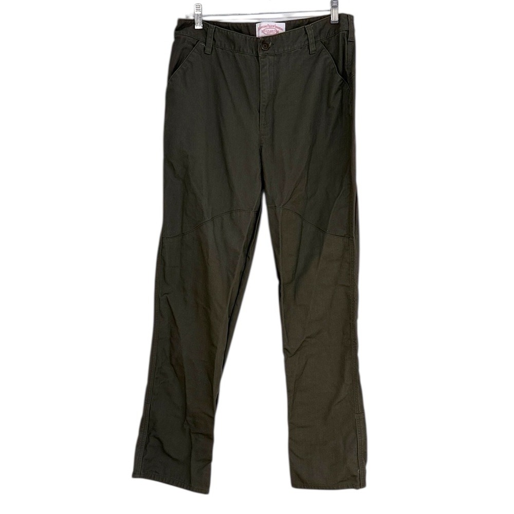 Filson Canvas Pants Women's 10 Olive Cotton Blend Outdoors Fishing Barn Gorpcore